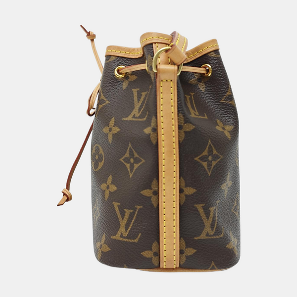 NÉONOÉ Nano Monogram Coated Canvas Brown