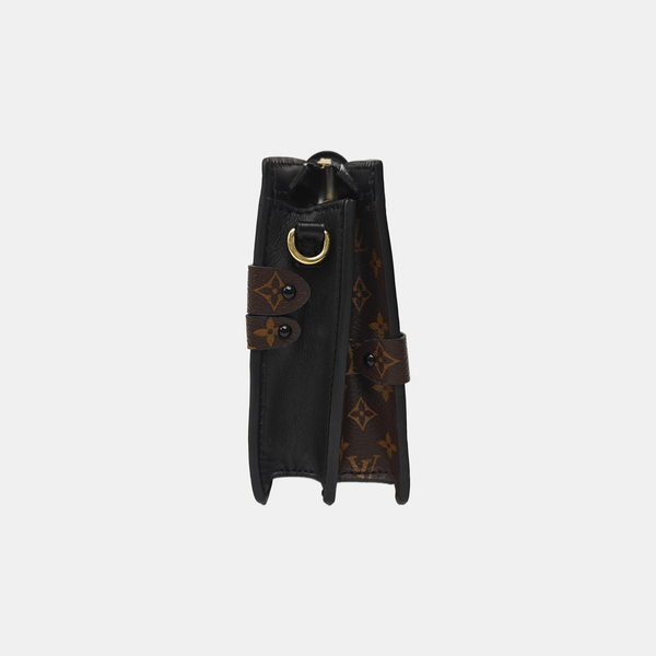 TRUNK Monogram Coated Canvas Brown