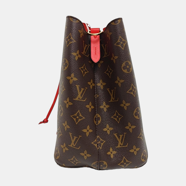 NÉONOÉ MM Monogram Coated Canvas Brown