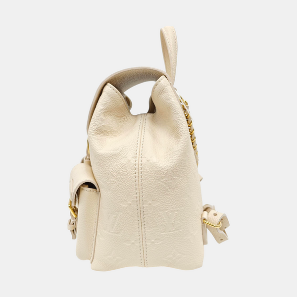 BACKUP Monogram Calfskin White