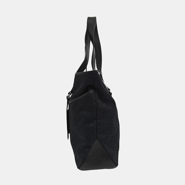 Monogram Canvas Top Handle Bag Black