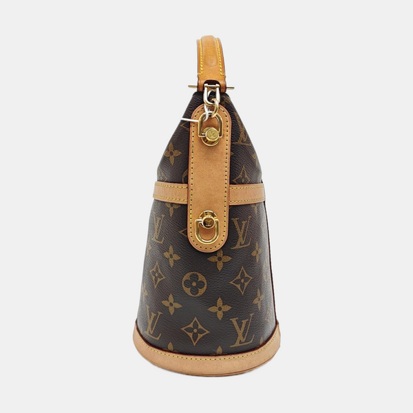 DUFFLE Monogram Coated Canvas Brown