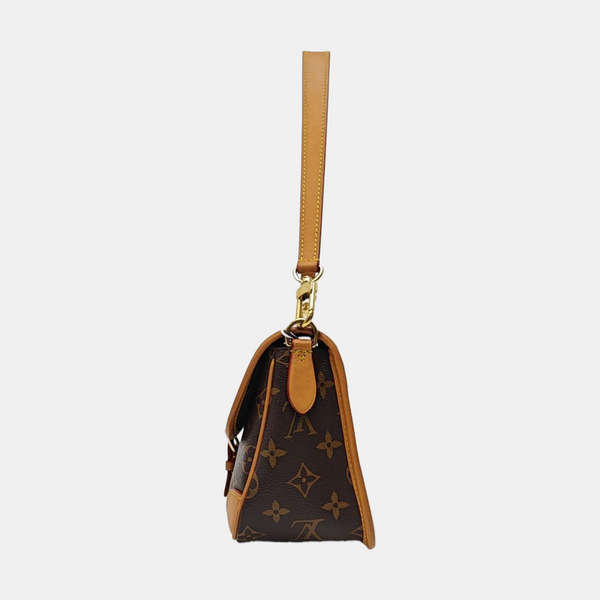 DIANE Monogram Coated Canvas Brown