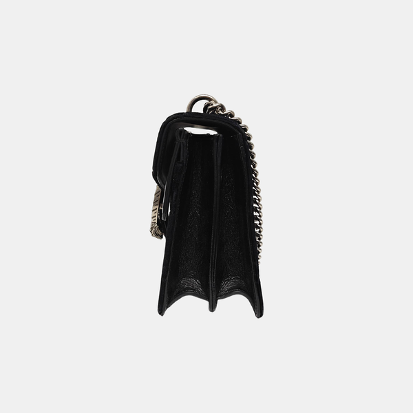Dionysus Small Monogram Velvet Black