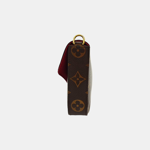 FÉLICIE Monogram Coated Canvas Brown