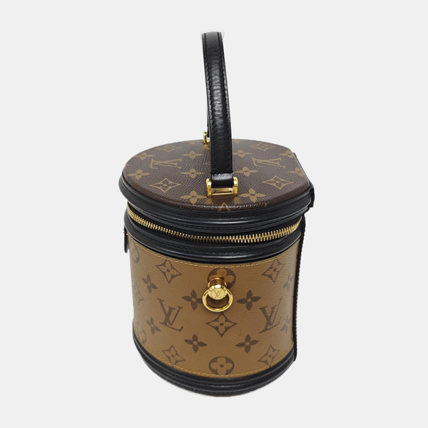 CANNES PM Monogram Coated Canvas Brown