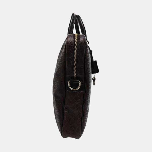 Calfskin Shoulder Bag Brown