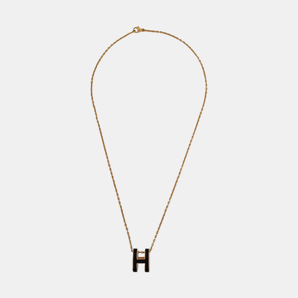 Pop H Metal Rose Gold Necklace