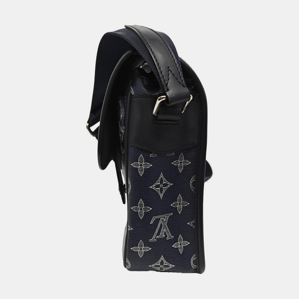 CHAPMAN SAVANE BB Monogram Coated Canvas Blue