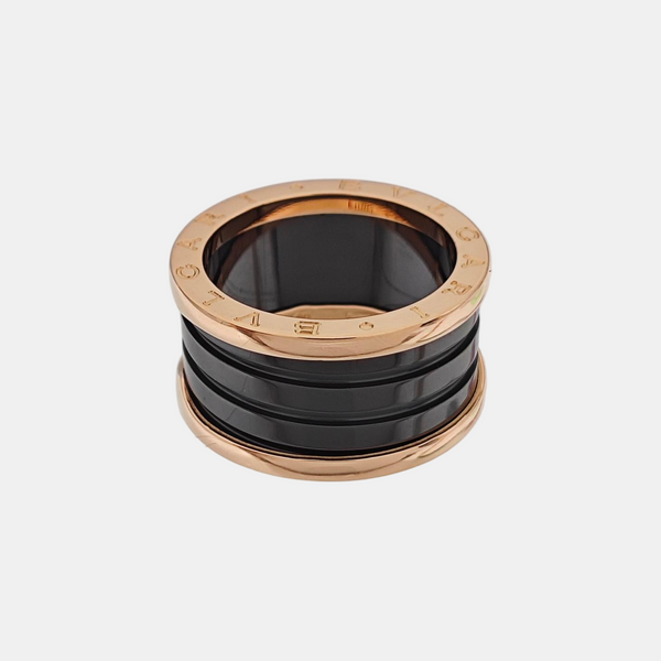 B.ZERO1 18k Rose Gold Ring EU 56