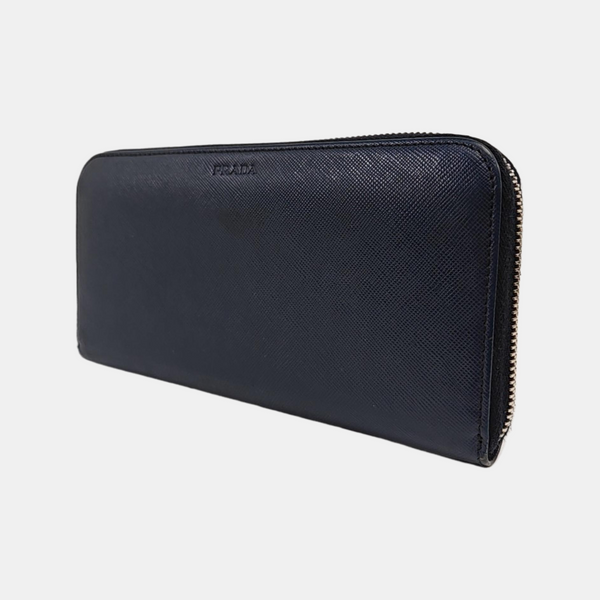 Saffiano Calfskin Wallet Blue