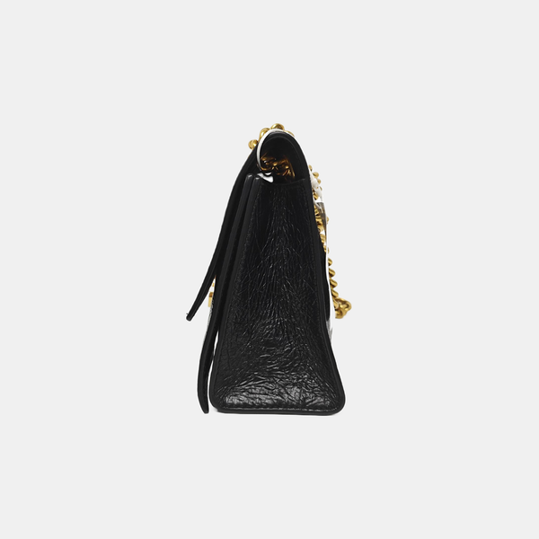 Crush Small Calfskin Black