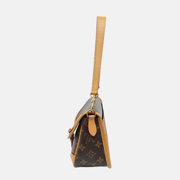 DIANE Monogram Coated Canvas Brown