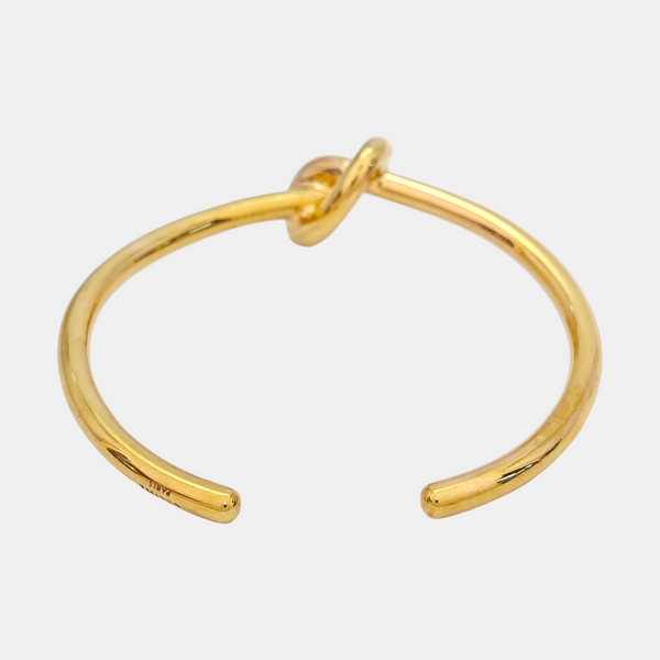 KNOT Brass Gold Bangle