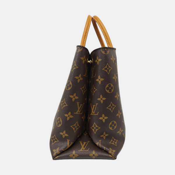 FLOWER Monogram Coated Canvas Brown