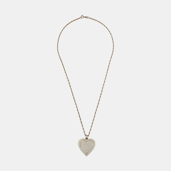 18k Gold Silver Necklace