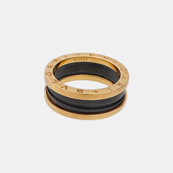 B.ZERO1 18k Rose Gold Ring EU 58