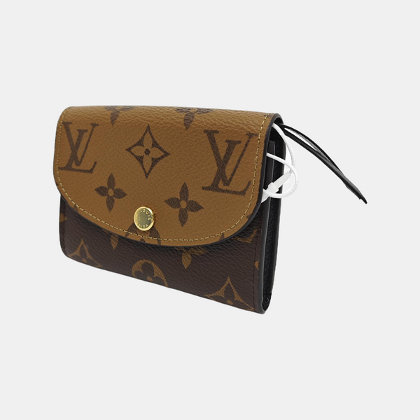 Monogram Coated Canvas Wallet Brown