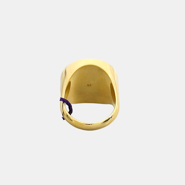 Brass Gold Ring EU 52