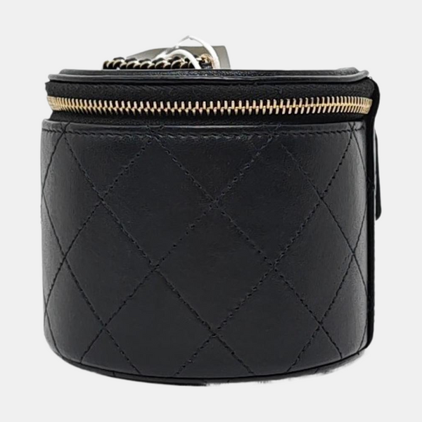 Quilted Lambskin Black