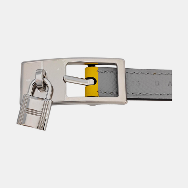 Leather Belt Gray