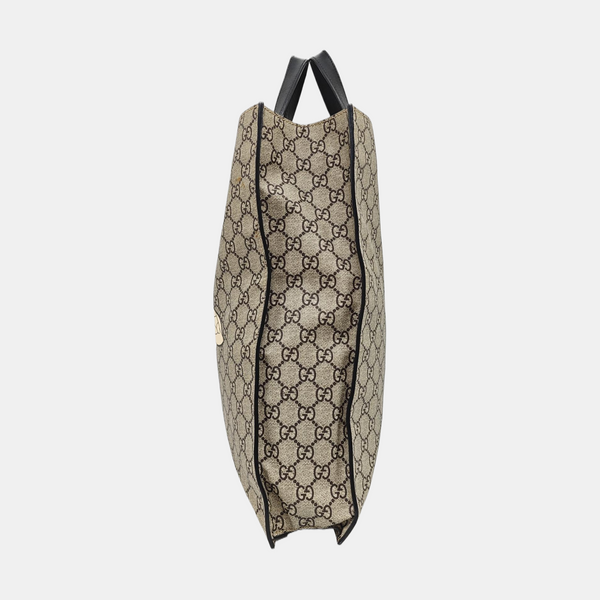 GG Supreme Monogram Coated Canvas Brown