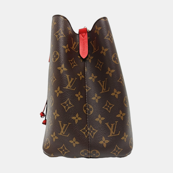 NÉONOÉ MM Monogram Coated Canvas Brown