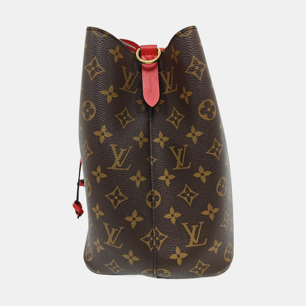 Authenticated pre-owned NÉONOÉ MM Monogram Coated Canvas Brown - Bucket Bag at Looply
