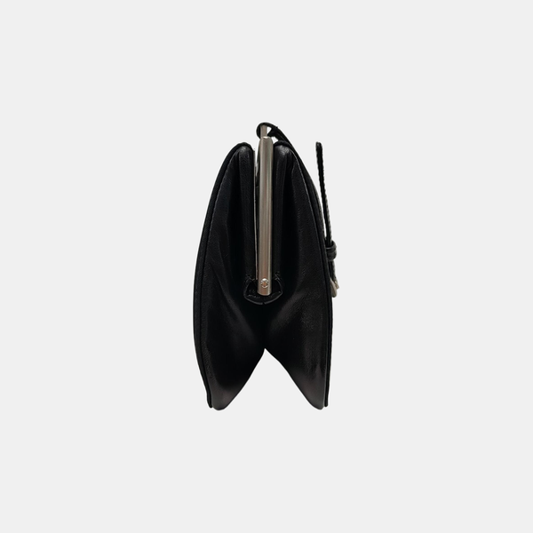 Fabric Crossbody Bag Black