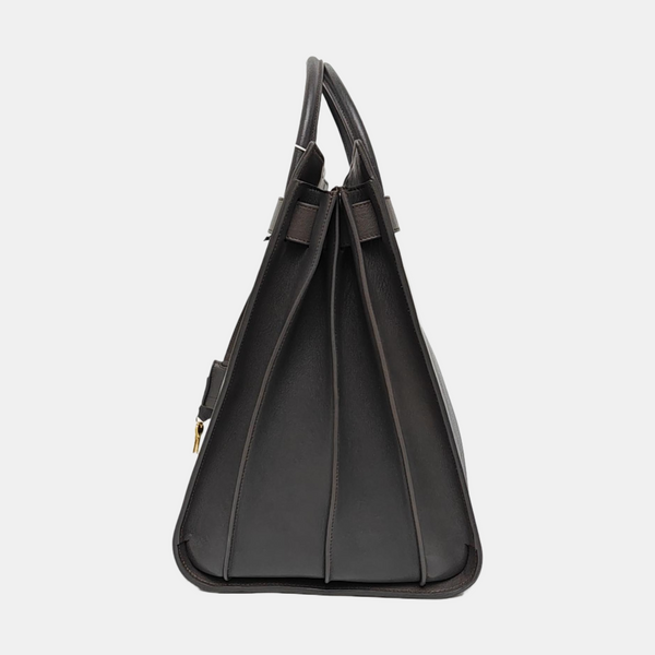 SAC DE JOUR Large Calfskin Gray