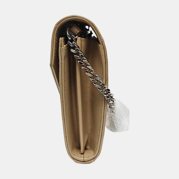 MONOGRAM Medium Chevron Calfskin Beige