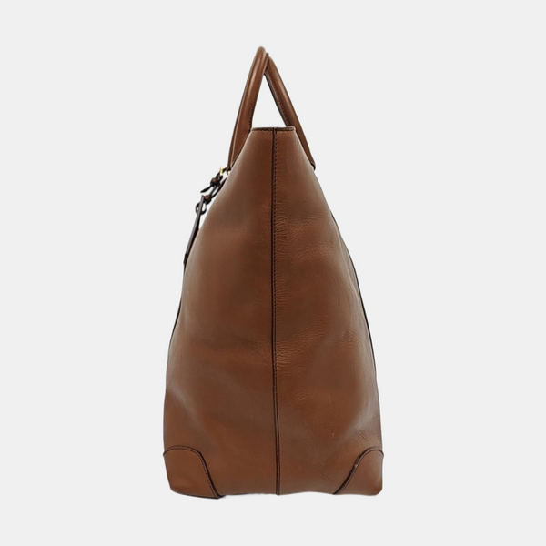 Calfskin Tote Bag Brown