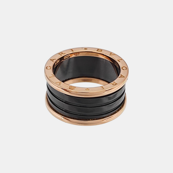 B.ZERO1 18k Rose Gold Ring EU 62