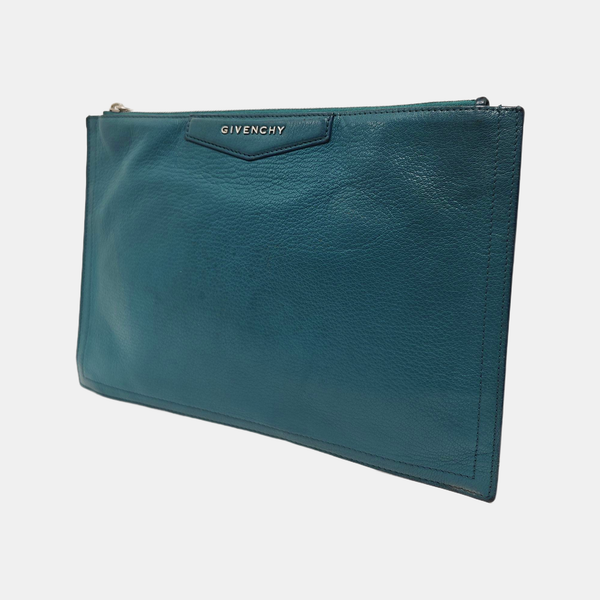 Calfskin Clutch Blue
