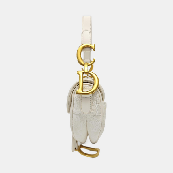 Saddle Mini Canvas White