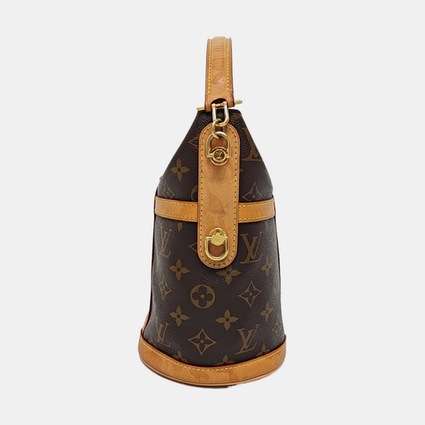 DUFFLE Monogram Coated Canvas Brown
