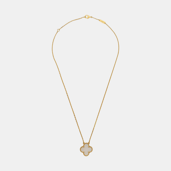 Vintage Alhambra 18k Gold Necklace