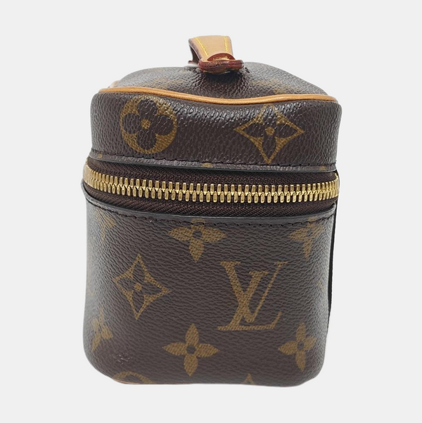 NICE Super Mini Monogram Coated Canvas Brown