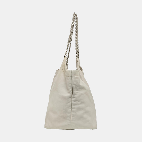 Calfskin Tote Bag Gray
