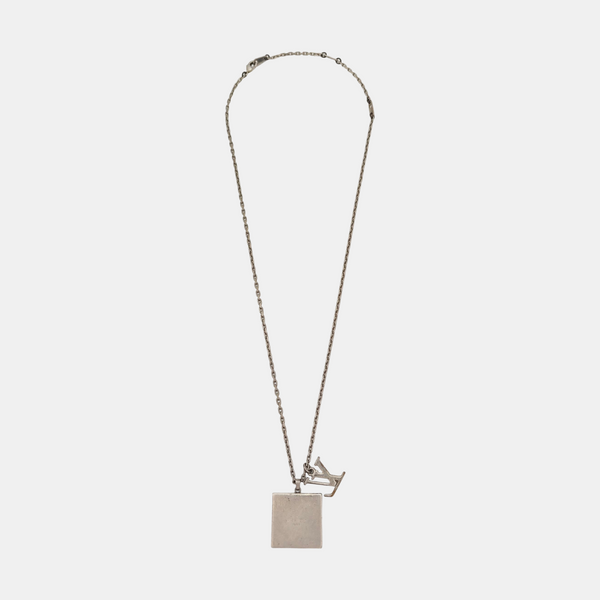 DANDY LV PLATE Metal Silver Necklace