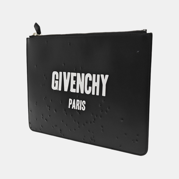 Calfskin Clutch Black
