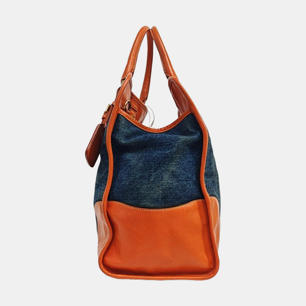 Denim Shoulder Bag Blue