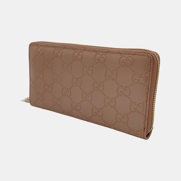 Monogram Calfskin Wallet Pink