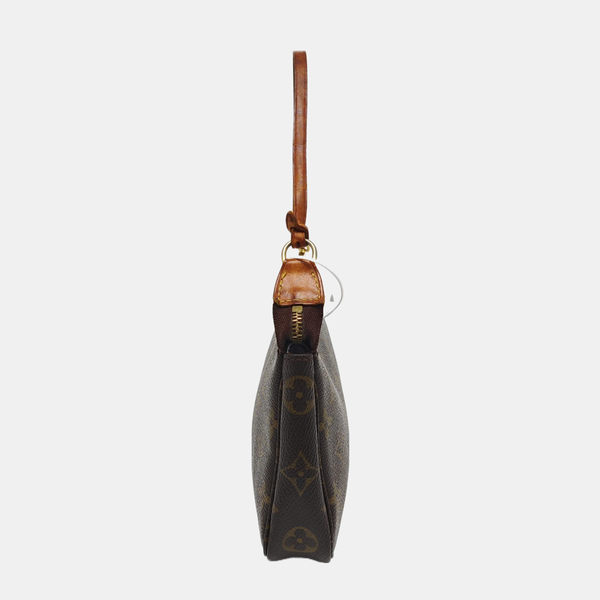 ACCESSOIRES Monogram Coated Canvas Brown