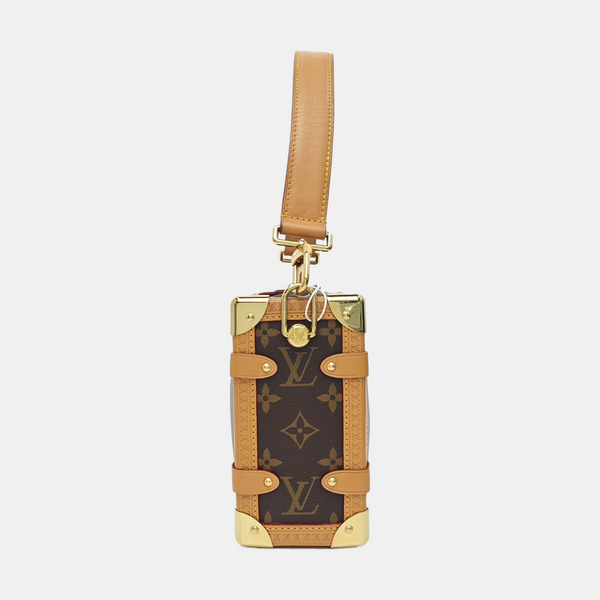 SIDE TRUNK MM Monogram Coated Canvas Brown