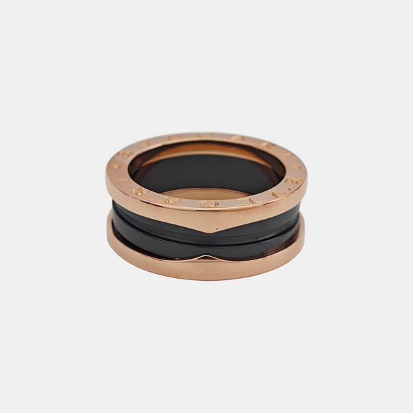 B.ZERO1 18k Rose Gold Ring EU 54