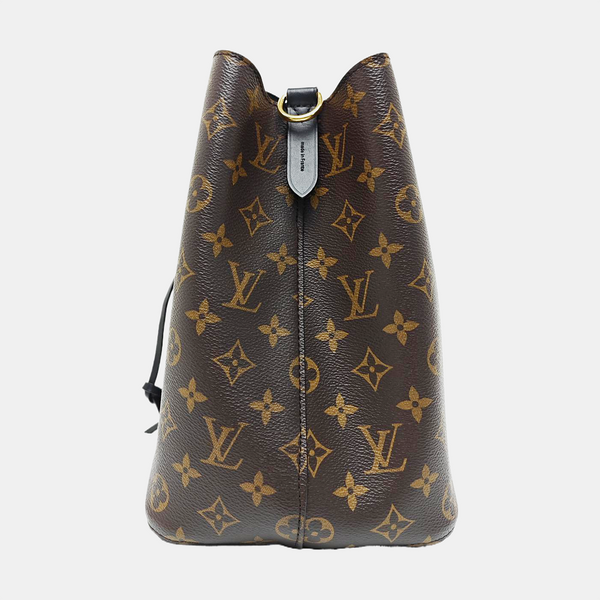 NÉONOÉ MM Monogram Coated Canvas Brown
