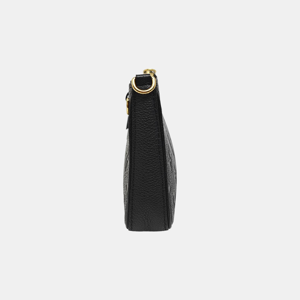 EASY POUCH ON STRAP Monogram Calfskin Black