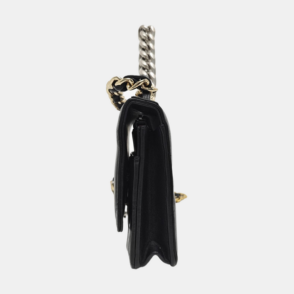 CHANEL 19 Small Quilted Lambskin Black