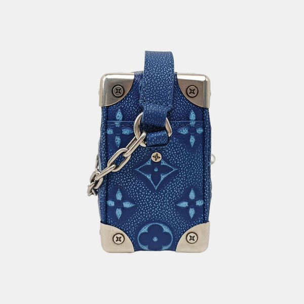 SOFT TRUNK Mini Monogram Calfskin Blue